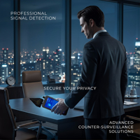 Détecteur de signal RF professionnel Averguard VK-T100, balayeur de signal sans fil pour la détection de traceurs GPS et de caméras cachées