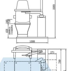 Unité ophtalmique TR-900 et table et chaise ophtalmiques combinées - Product Image 3