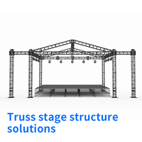 Scène d'Exposition à Structure Aluminium Meilleure Vente avec Toit pour Concert
