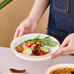 Popular Single Rabbit Cartoon Eco-Friendly Ceramic Tableware <b>Set</b> Cute Design Gift Box Includes Bowl Dinner Salad Soup Plate - Product Image 4