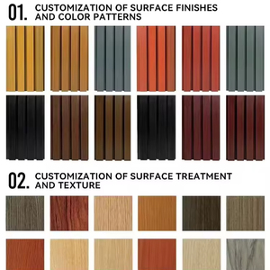 Ngoài trời phân vùng WPC bảng tường ốp rãnh trang trí bên ngoài siding bên ngoài WPC tường ốp Bảng điều khiển - Product Image 4