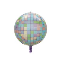 Ballons disco roses de 22 pouces, décorations de fête d'anniversaire cowgirl, fournitures pour enterrement de vie de jeune fille, ballons disco 4D