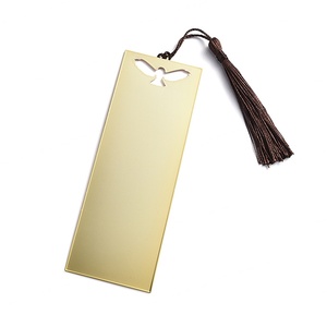 Factory Delicate Rectangle <b>Pink</b> Cartoon Characters Soft Enamel Metal Bookmarks with Tassels - Product Image 3