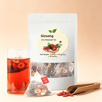 LUMIFLORA Ginseng Red Date Wolfberry Polygonatum Five Treasure Blended Floral Tea Daily Health 5g*30 Sachets