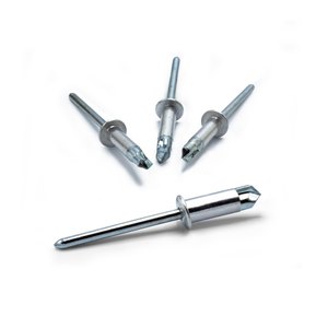 Rivets auto-perceurs NEX Fast Rivet 4,8 x 10 mm en aluminium et acier non peints, 100 pièces - Product Image 1