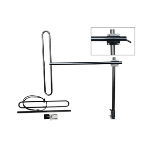 Antena de Radio UHF de Aleación de Aluminio, Antena Dipolo Plegable FM 88-108MHz con Cable de 3m para Comunicación - Product Image 2