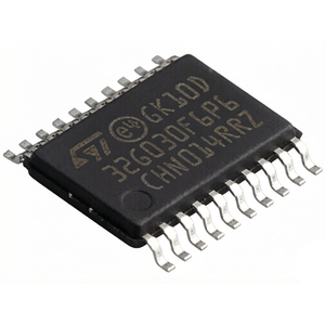 Microcontroladores STM32G030F6P6TR TSSOP-20 ARM, Línea de Valor Principal, Arm Cortex-M0+, MCU de 32 Kbytes de Memoria Flash, 8 Kbytes de RAM, CPU de 64 MHz - Product Image 1