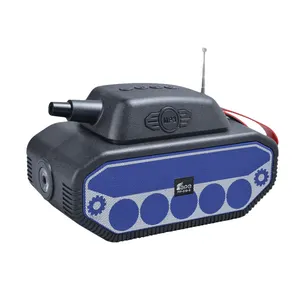 Eletree Fp-519-S Haut-parleur portable rechargeable solaire USB TF Card Fm Radio avec lampe de poche Kit de bricolage - Product Image 1