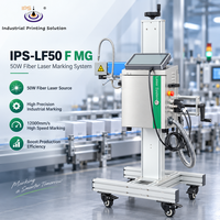 Machine de marquage laser à fibre IPS-LF50 F MG 50W, système de codage de produits métalliques, marqueur laser industriel