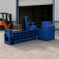 Presse à balles multifonctionnelle durable et facile à utiliser pour le recyclage des déchets plastiques et des rebuts de plastique, à prix abordable, pour usine de traitement des déchets