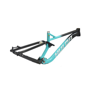 Cuadro de bicicleta de montaña Hulda de aleación de aluminio de 29 pulgadas con suspensión completa, eje pasante, cableado interno, ligero, para carreras. - Product Image 1
