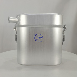 Bán buôn ngoài trời Cookware Set 1060 Hợp kim nhôm chiến thuật 5L lộn xộn Kit - Product Image 4