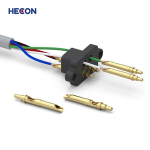 Yüksek Akımlı Mıknatıslı Yaylı Pogo Pin Erkek Dişi Probu DC Güç Şarjı Manyetik Konnektör - Product Image 2