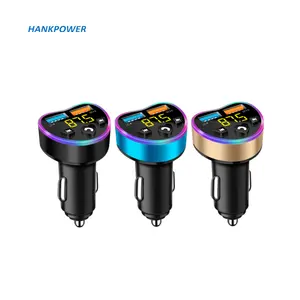 חכם אוטומטי דיבורית משדר fm לרכב mp3 נגן 3.1A Qc3.0 מהיר dual usb מטען לרכב עבור טלפון נייד