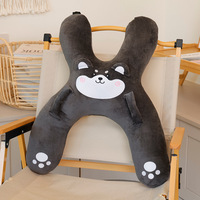 Coussin de dossier en peluche en forme de voiture de dessin animé avec rembourrage en coton PP 55 cm Décoration d'intérieur