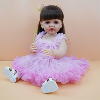 Holesale erC ertiertificated 22 Inch oliolid ilicono born Eben oll ifelike born ebborn Aby ollolls ememale OFT ilicono Fat IRL
