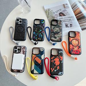 Funda <span class=keywords><strong>de</strong></span> <span class=keywords><strong>teléfono</strong></span> <span class=keywords><strong>de</strong></span> diseño exclusivo personalizable, ajuste perfecto <span class=keywords><strong>para</strong></span> IP 16 Pro Max con cordón, <span class=keywords><strong>número</strong></span> <span class=keywords><strong>de</strong></span> modelo móvil, imanes personalizados - Product Image 2