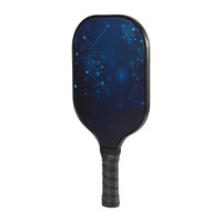 Raquette de pickleball pour sports de plein air, panneau en nid d'abeille en fibre de carbone Kevlar, design léger à motif géométrique avec sac de transport USAPA