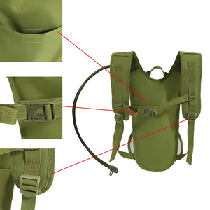 <span class=keywords><strong>Mochila</strong></span> de hidratación táctica con vejiga de agua TPU Molle Ciclismo Beber 3L Bolsa de agua - Product Image 6