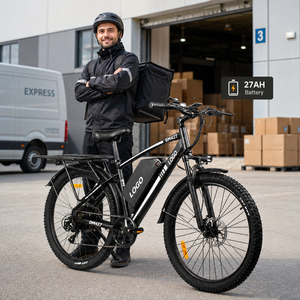 Vélo de montagne électrique à moteur haute vitesse E-MTB 27,5 pouces, autonomie de 108 km, pour livraison de nourriture sur de longues distances, logo personnalisé - Product Image 1