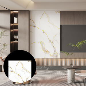 Prix le moins cher Calacatta blanc <span class=keywords><strong>PVC</strong></span> dalles de marbre artificiel pour comptoirs de cuisine 8mm panneaux de <span class=keywords><strong>douche</strong></span> en marbre d'ingénierie - Product Image 1