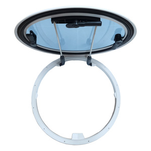 Claraboya Circular de Plástico con Apertura Vertical para Barco, Yate, RV, Ventana de Cubierta - Product Image 2