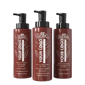 Saç ürünleri private label özel fas argan yağı organik keratin profesyonel salon brezilyalı tedavi