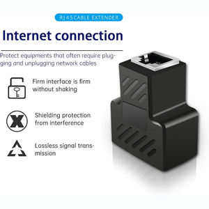 ईथरनेट स्प्लिटर rj45 1 से 2 पोर्ट rj45 डब्लर आरजे 45 मल्टी सॉकेट ईथरनेट आरजे 45 कूपलर - Product Image 6