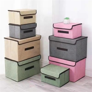Vente chaude Guangdong Boîte de rangement pliable Organisateur coloré <span class=keywords><strong>Coffre</strong></span> à jouets avec poignée Capacité de 35L pour le stockage des aliments et des sacs - Product Image 6