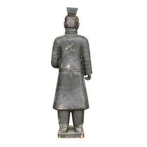 Fabbrica fornito <span class=keywords><strong>nero</strong></span> ceramica fatti a mano di colore argilla cinese <span class=keywords><strong>guerriero</strong></span> di terracotta - Product Image 4