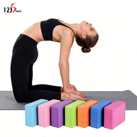 Bloc de yoga en EVA léger, portable, écologique, antidérapant, absorbant la transpiration, résistant à l'usure, stable et robuste