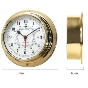 Horloges de navigation nautiques en laiton avec capteurs de température précis pour articles de navigation - Product Image 5