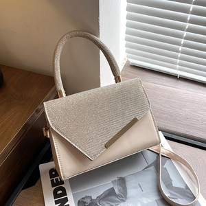 Sac à main carré en similicuir PU brillant avec poignée supérieure, sac bandoulière pour femme, usage quotidien et soirées - Product Image 6
