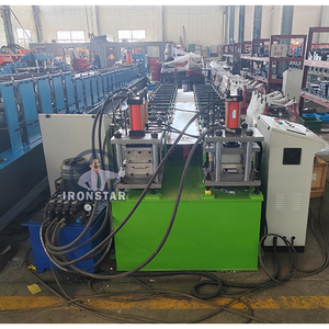 Nueva Máquina Perfiladora de Rodillos para Rieles Guía de Puertas Enrollables Ironstar 2026 / Máquina para Fabricar Puertas Enrollables - Product Image 3