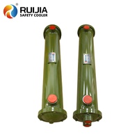 Radiador de Agua con Carcasa de Titanio Resistente a la Corrosión, Intercambiador de Calor para Motores Marinos y Cajas de Engranajes de Agua de Mar