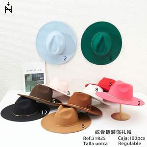 Cappello etnico regolabile Ziyou in tinta unita per uso unisex in tutte le stagioni - Product Image 3