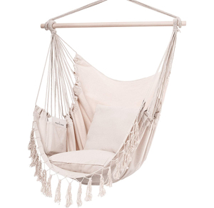 Gran oferta, silla de <span class=keywords><strong>hamaca</strong></span> columpio moderna con borlas, silla colgante de <span class=keywords><strong>hamaca</strong></span> <span class=keywords><strong>blanca</strong></span> para relajarse - Product Image 2