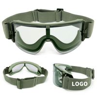 Yijia tactique Airsoft lunettes résistant aux chocs Anti-buée lunettes Camouflage lunettes de sécurité pour la chasse au tir