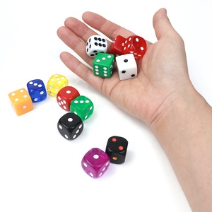 Dados <span class=keywords><strong>de</strong></span> casino <span class=keywords><strong>de</strong></span> 19mm <span class=keywords><strong>para</strong></span> niños y adultos, dados <span class=keywords><strong>de</strong></span> piedras preciosas <span class=keywords><strong>de</strong></span> <span class=keywords><strong>Colores</strong></span> acrílicos <span class=keywords><strong>de</strong></span> 6 lados, cuadrados y redondos, personalizados - Product Image 2