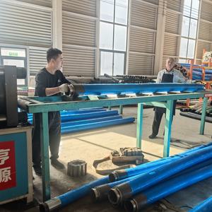 Hose-4.5mm karet 5.5 inci * 3m selang fleksibel tahan aus flens ganda SK148 dapat disesuaikan untuk transportasi beton di Sany - Product Image 2