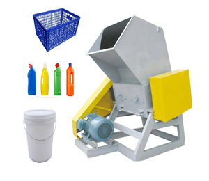 Small Recycling PP PVC Plastic Pet Bottle Crusher Shredder Home Plastic Tube Cutting Crushing Machine