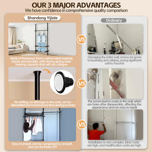 YIJIALE armoires meubles portable garde-robe vêtements stockage enfants garde-robe placard - Product Image 4