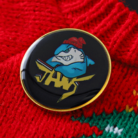 Insignes d'artisanat en métal de conception personnalisée de haute qualité épingles époxy à petit bouton modernes pour chapeaux pour votre propre style