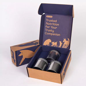 Custom Logo Kraft Corrugated Paper Box Gift Packaging Shipping Carton with Insert <b>Tray</b> for Cosmetic Candle <b>Perfume</b> - Product Image 2