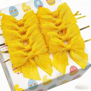 <span class=keywords><strong>Ruban</strong></span> Organza Transparent Doré Pré-noué Torsadé pour Cadeaux – Nœuds Prêts à l'emploi à Prix Fabricant - Product Image 5