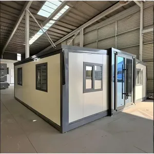 <span class=keywords><strong>Vendita</strong></span> di Fabbrica: Casa Container Prefabbricata Modulare 20FT, Design Personalizzato, Pieghevole ed Espandibile, Pannelli Sandwich, Design Moderno ed Economico - Product Image 5