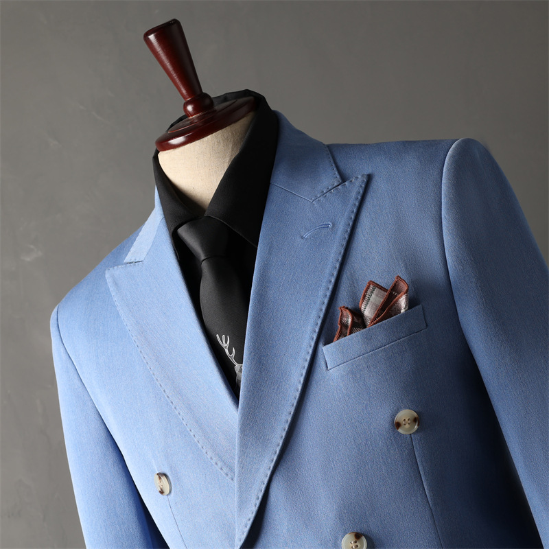 Blue double row (single suit)