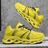 Nouvelles chaussures respirantes, chaussures en mesh, chaussures de course rebondissantes, chaussures décontractées à semelle souple, chaussures de sport respirantes et tendance