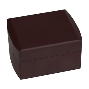 Boîtes à montres individuelles en bois avec couvercle rabattable, boîte à montre de luxe, boîte cadeau pour montre, logo personnalisable - Product Image 2