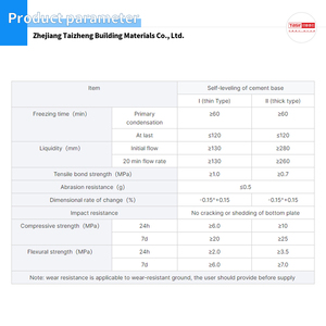 Mortaio <span class=keywords><strong>autolivellante</strong></span> rapido <span class=keywords><strong>autolivellante</strong></span> di alta qualità garanzia della qualità pavimentazione <span class=keywords><strong>materiale</strong></span> cementizio - Product Image 2